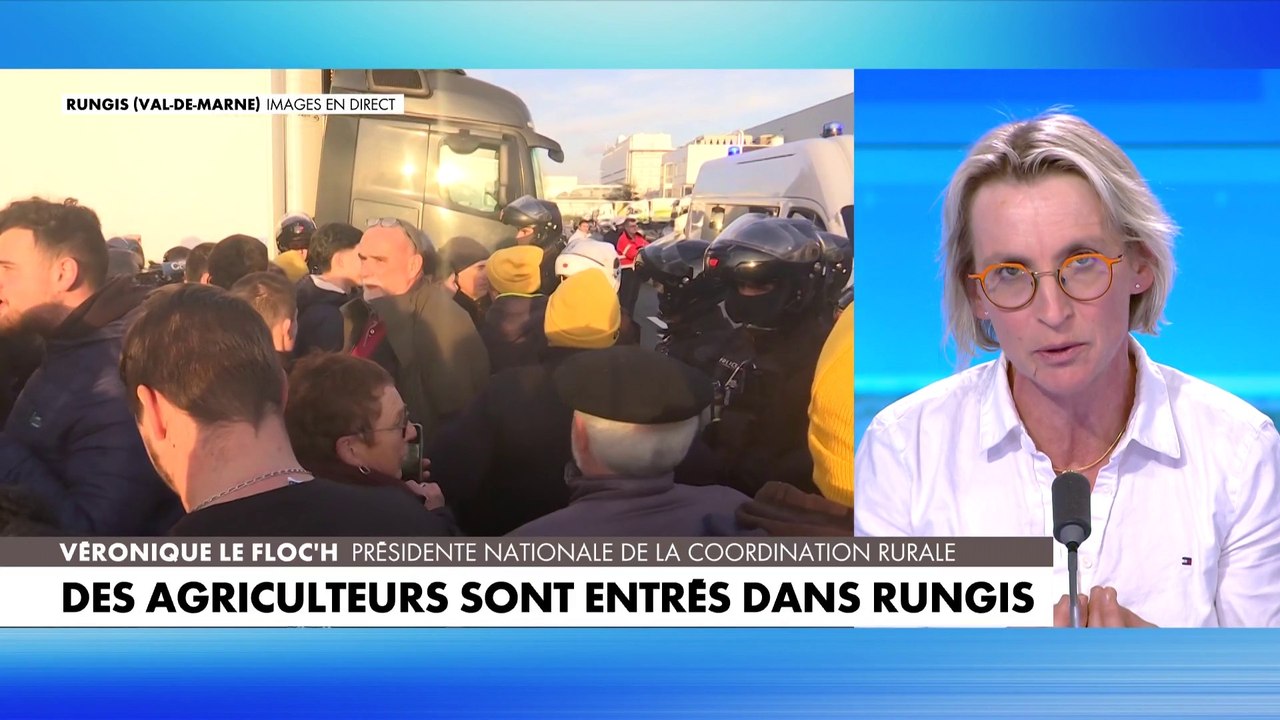 Véronique Le Floc'h : «Nous ne visons pas les Parisiens, nous ne visons pas Rungis, nous visons le pouvoir. Nous cherchons à nous faire entendre»