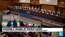UN court rejects most of Ukraine's 'terror' case against Russia