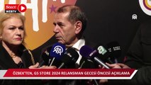 Dursun Özbek, “GS Store 2024 Relansman Gecesi” etkinliği öncesi basın mensuplarına açıklamalarda bulundu