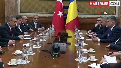 Bakan Fidan, Romanya Başbakanı Ciolacu ile görüştü
