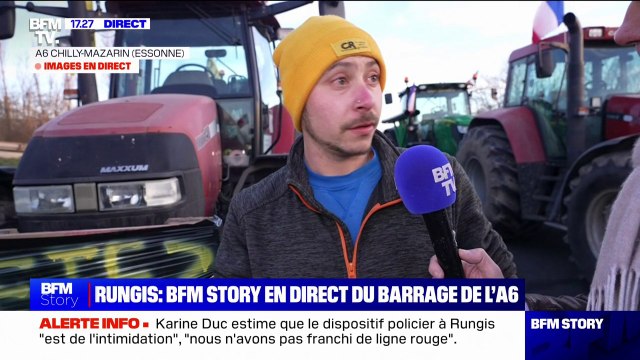 Agriculteurs interpellés à Rungis: Ils cherchent à nous épuiser , affirme Serge Bousquet-Cassagne (président de la Chambre d'Agriculture du Lot-et-Garonne)