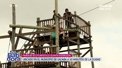 Video: El tremendo momento en que Ronald Arnez se lanzó de una tirolesa