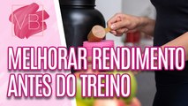 ALIMENTOS e SUPLEMENTOS para melhorar seu rendimento antes de treinar - Você Bonita (31/01/2024)