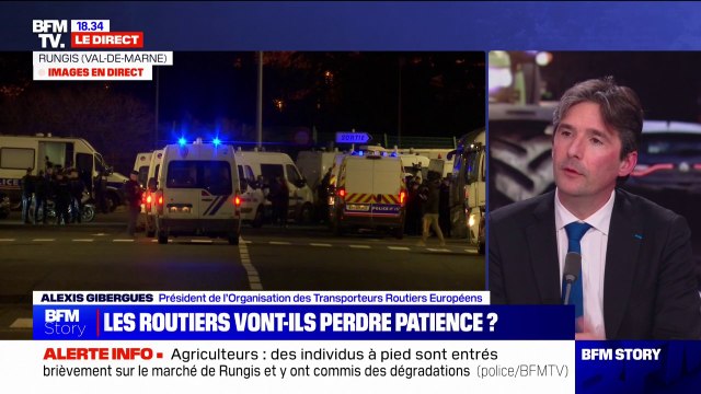 Mobilisation des agriculteurs: Nos entreprises souffrent énormément , affirme Alexis Gibergues (président de l’Organisation des transporteurs routiers européens)