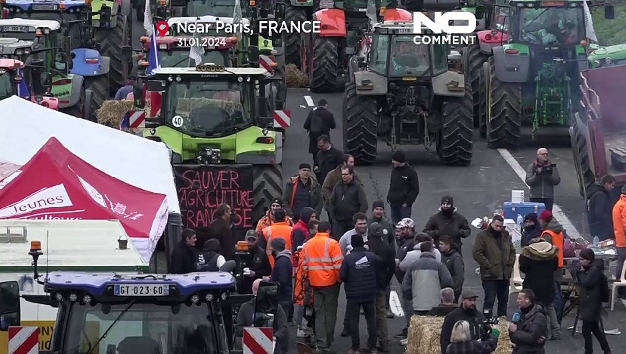 Paris: Landwirte setzen ihre Blockadeversuche fort