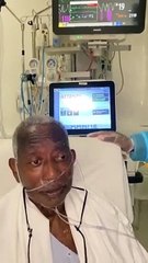 Antoine Nedule Monswet alias Papa Noel un appel à l'aide depuis l'hôpital à Paris