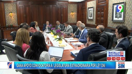 Ley que crea la DNI causa convocatoria extraordinaria | Primera Emisión SIN
