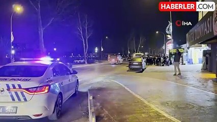 Çekicinin üstünde yan yatan motosikleti tutmak isteyen polis düşerek yaralandı