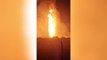 Flames shoot 500 feet into air as gas pipeline explodes in Oklahoma