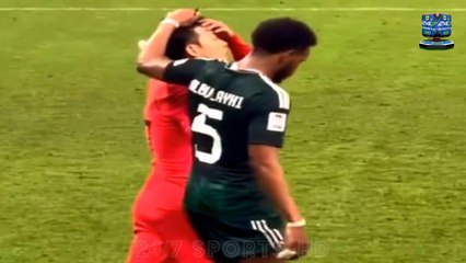 Shocking Moment Ali Al-Bulayhi Amused Son Heung-Min with Some Pushing and Hair-Grabbing in AsianCup