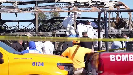 عشرات القتلى في اصطدام بين حافلة وشاحنة في شمال غرب المكسيك