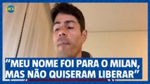 Nenê, ex-Cruzeiro: 'Levaram o meu nome para o Milan, mas o presidente do Cagliari não quis liberar'