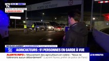 Colère des agriculteurs: des opérations de filtrage réalisées par les forces de l'ordre au marché international de Rungis