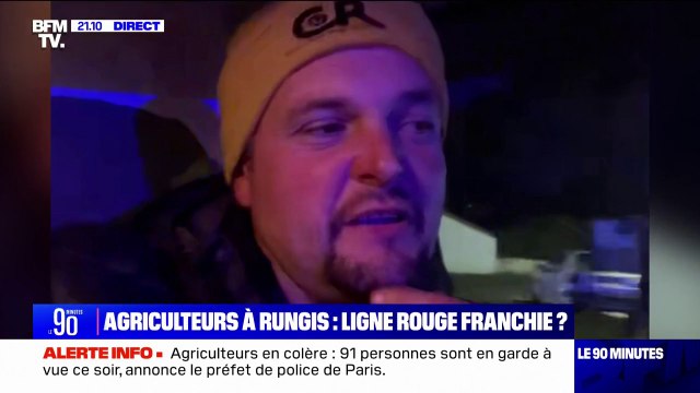 Ils ne risquent pas grand chose : José Pérez (coprésident de la Coordination rurale 47) réagit au placement en garde à vue de plusieurs membres de son syndicat après une tentative d'intrusion sur le marché de Rungis