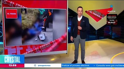 VIDEO: Camión impacta a una motocicleta con tres personas a bordo