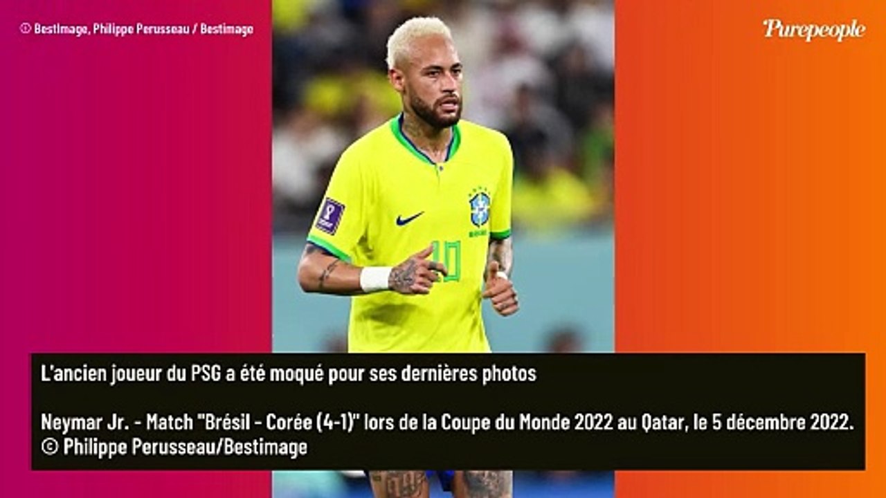 Neymar : Moqué pour son poids, l'ancien joueur du PSG répond par des insultes et un geste obscène, "S*cez ça, haters !"