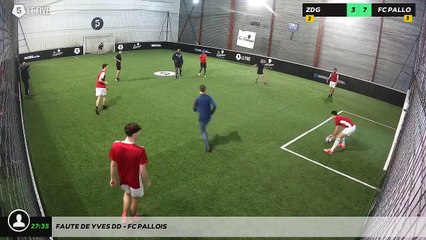 Faute de Yves DD - FC PALLOIS