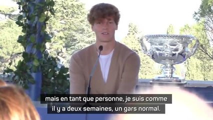 Open d'Australie - Sinner comparé à Messi : "Je suis comme il y a 2 semaines, un gars normal"