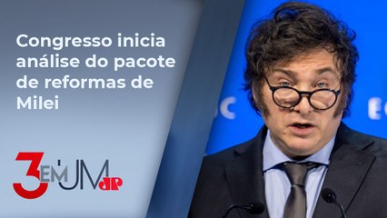 Argentinos protestam contra ‘Lei Ônibus’