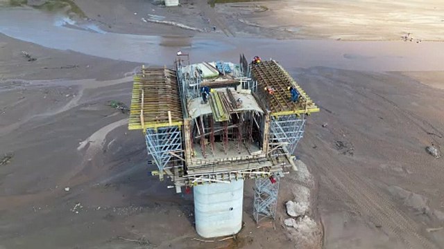 Avance del puente Urubó Village cerca del 60% y anticipa un flujo de 21.000 vehículos diarios