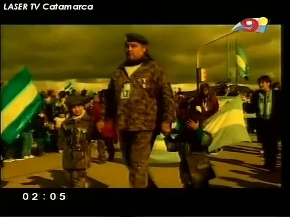 Himno Nacional Argentino - Argentine National Anthem (Canal 9 de La Rioja, 2010)