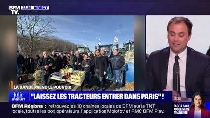 LA BANDE PREND LE POUVOIR - "Laissez les tracteurs entrer dans Paris"