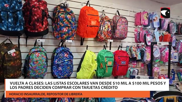 Vuelta a clases Las listas escolares van desde $10 mil a $100 mil pesos y los padres deciden comprar con tarjetas crédito