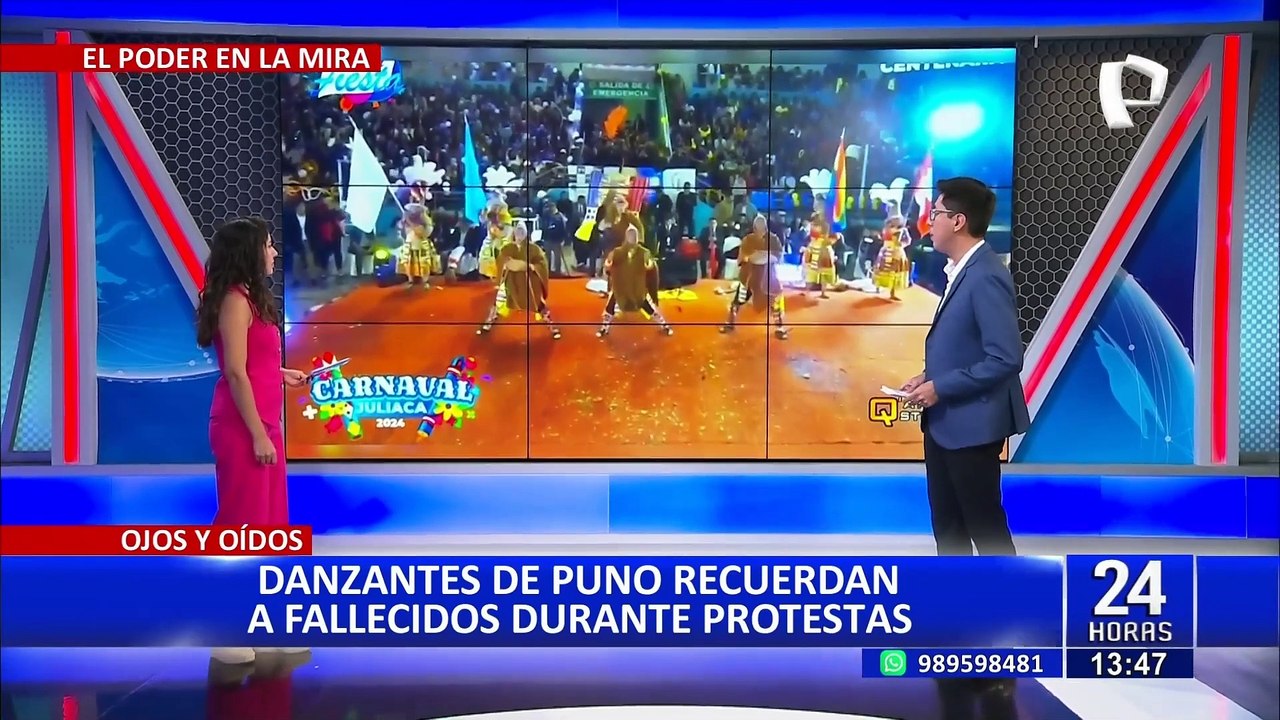 Danzantes de Puno recuerdan a fallecidos durante protestas