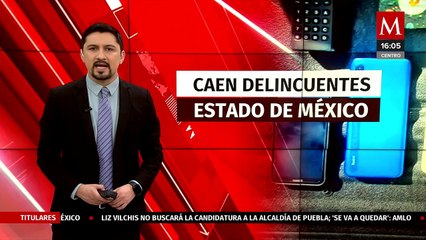 Detienen a 35 presuntos delincuentes en una semana en el Estado de México