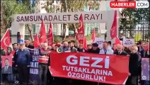 TİP Hatay Milletvekili Can Atalay'ın Milletvekilliğinin Düşürülmesi Samsun'da Protesto Edildi