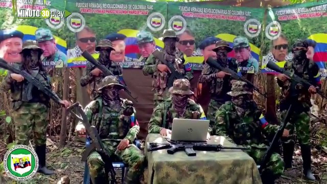 6 hombres armados y encapuchados de la Segunda Marquetalia de las Farc amenazan a bandas criminales