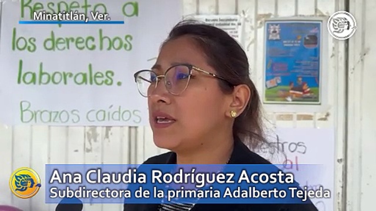 Profesores de Minatitlán también aplicaron brazos caídos