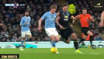 Manchester City vs Burnley 3-1 All Goals & Highlights 2024