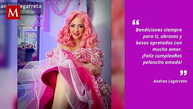 Andrea Legarreta celebra cumpleaños de Erik Rubín con emotivo mensaje