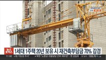 1세대 1주택 20년 보유시 재건축부담금 70% 감경