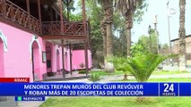 Capturan a tres implicados en robo de armas de Club Revólver