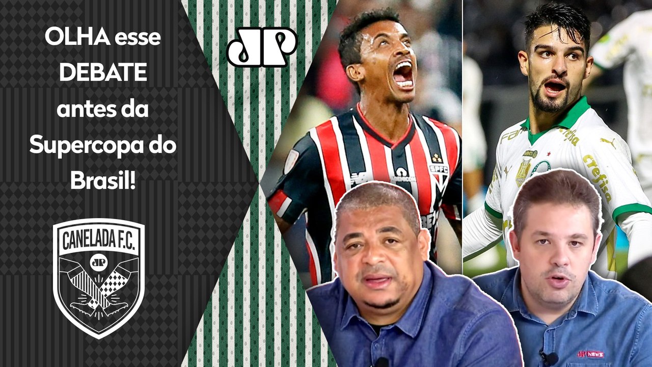 "Cara, hoje FICOU CLARO que o Palmeiras contra o São Paulo na Supercopa vai..." OLHA ESSE DEBATE!