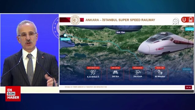 Süper hızlı tren projesiyle İstanbul ve Ankara arası 80 dakikaya inecek