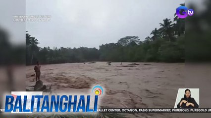 Pag-ulan, pagbaha, at pagguho ng lupa, nararanasan sa Davao Region | BT