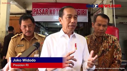 Descargar video: Tinjau Bahan Pokok di Pasar Wonogiri, Jokowi: Harga-Harga Masih Ba