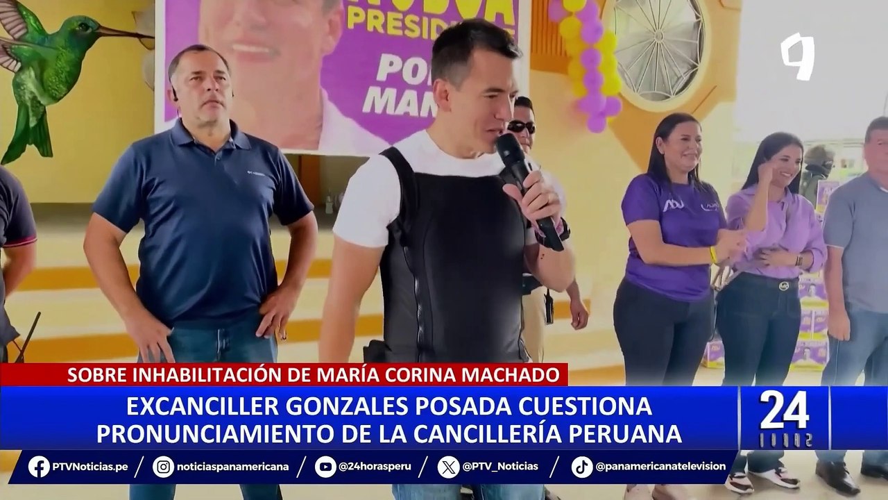 Luis Gonzales Posada: "Perú debería exigir que...