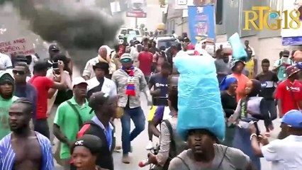 Magalie Habitant patisipe nan jounen manifestasyon, pou ekzije demisyon PM Ariel Henry