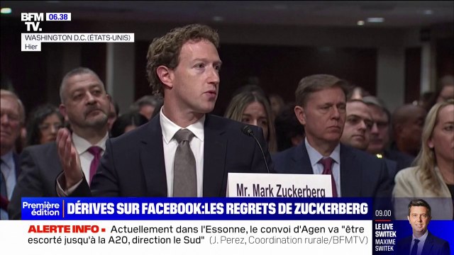 Je suis désolé : les excuses de Mark Zuckerberg aux victimes des dérives des réseaux sociaux
