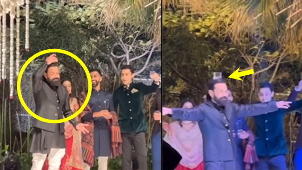Bobby Deol Jamal Kudu Dance Niece Nikita Chaudhary Wedding Inside Video...| Boldsky