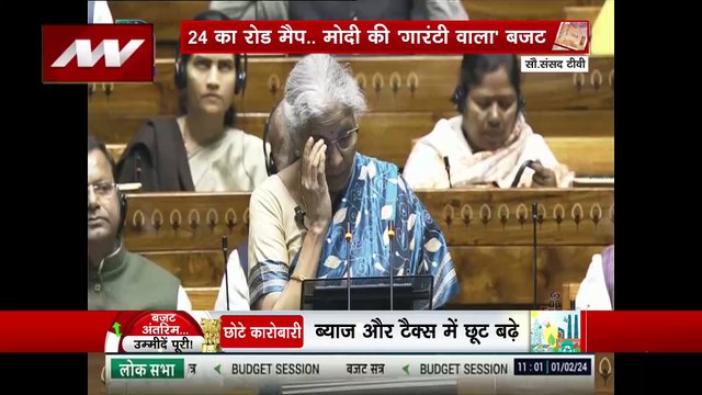 Budget 2024 : बजट पेश करने से पहले संसद में वित्त मंत्री निर्मला सीतारमण का संबोधन