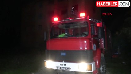 Antalya'da Metruk Binada Yangın Çıktı