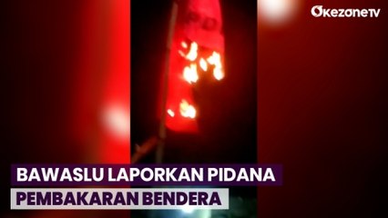 Bawaslu Malang Laporkan Dugaan Pidana Pembakaran Bendera Partai Politik