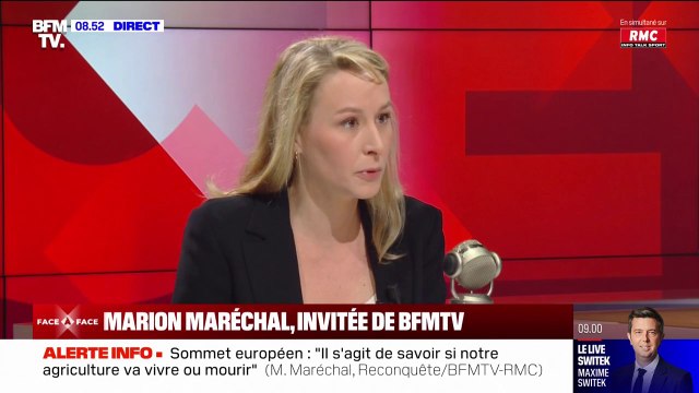 Éducation nationale: On a besoin de se recentrer sur les fondamentaux estime Marion Maréchal (Reconquête)