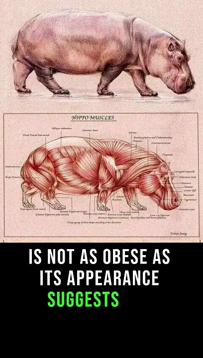 The hippopotamus is not fat