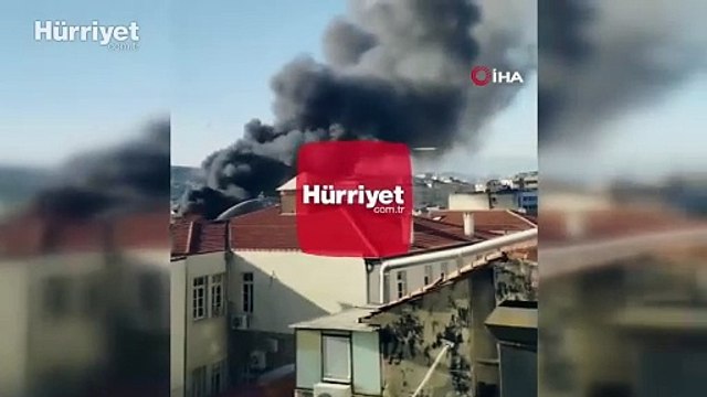 İzmir Kemeraltı Çarşısı'nda yangın